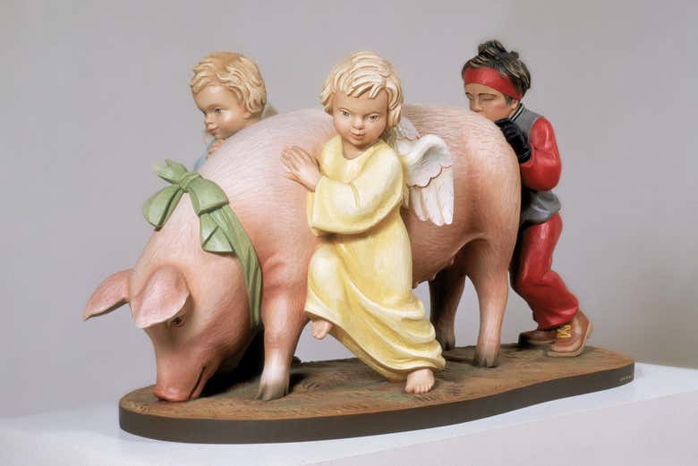 Peça de Jeff Koons