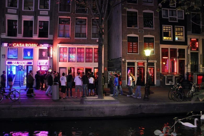 Escaparates del Barrio Rojo de Ámsterdam