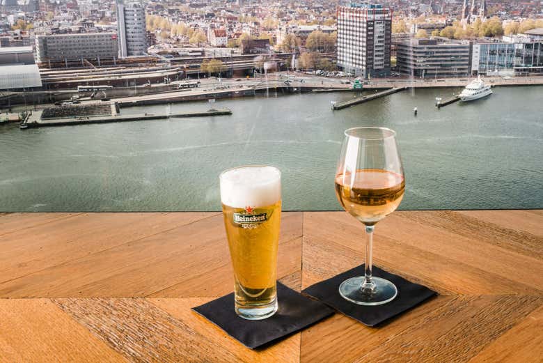 Enjoy a drink with a view