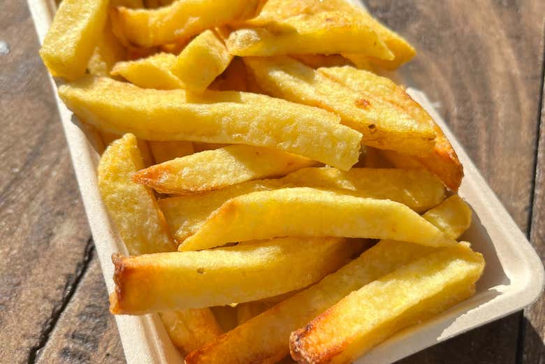 Tomaremos la clásica ración de patatas fritas