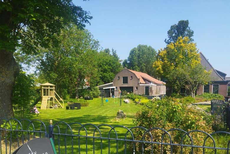 Veremos casas típicas de la zona
