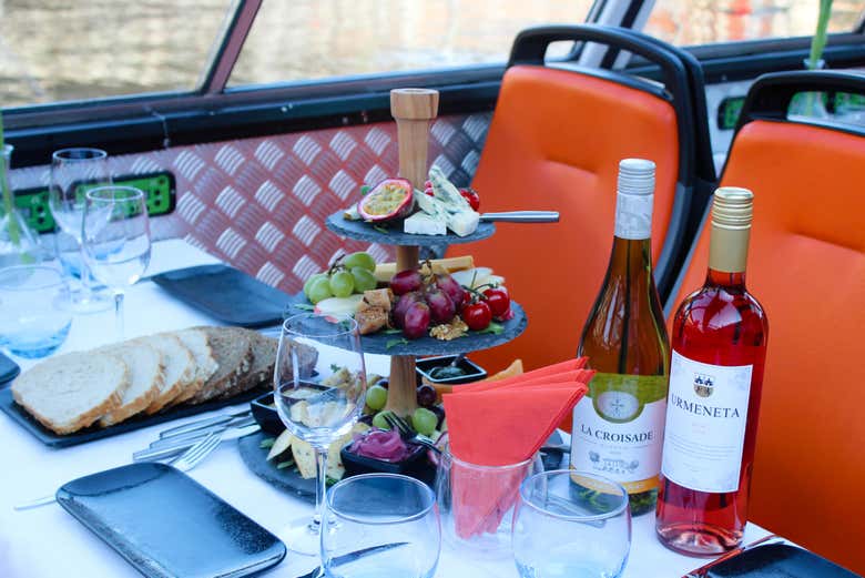 Cheese and wine tasting