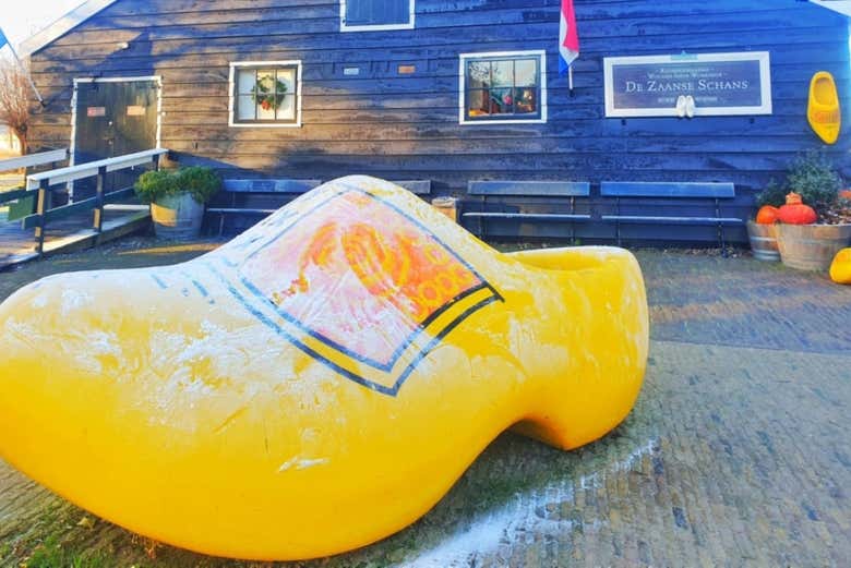 Visit a clog-making factory