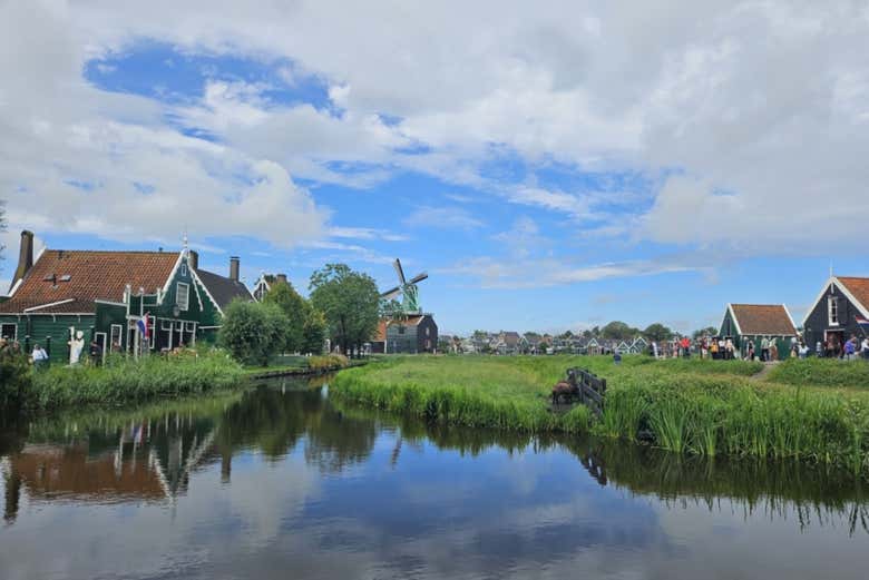 Admire traditional Dutch architecture