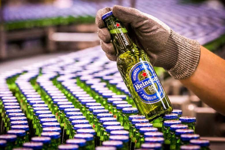 El embotellamiento de las cervezas