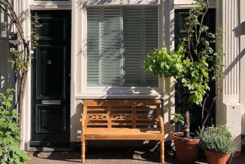 Entrée de maison d'Amsterdam
