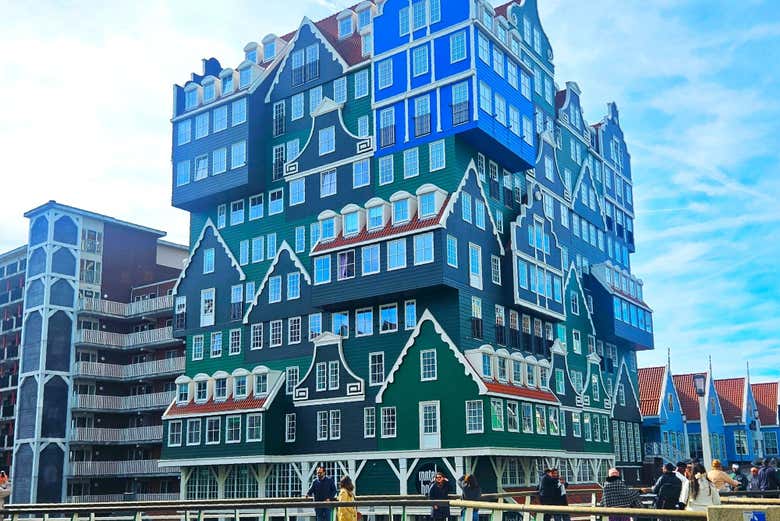 Viral Instagram photo stop at 'Legoland' Inntel Hotel Zaandam.  