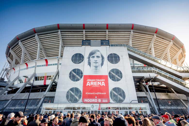 ¡Bienvenidos al Johan Cruyff ArenA de Ámsterdam!