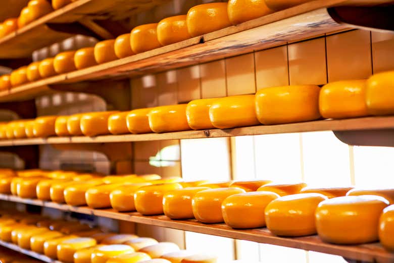 Produzione di formaggio locale