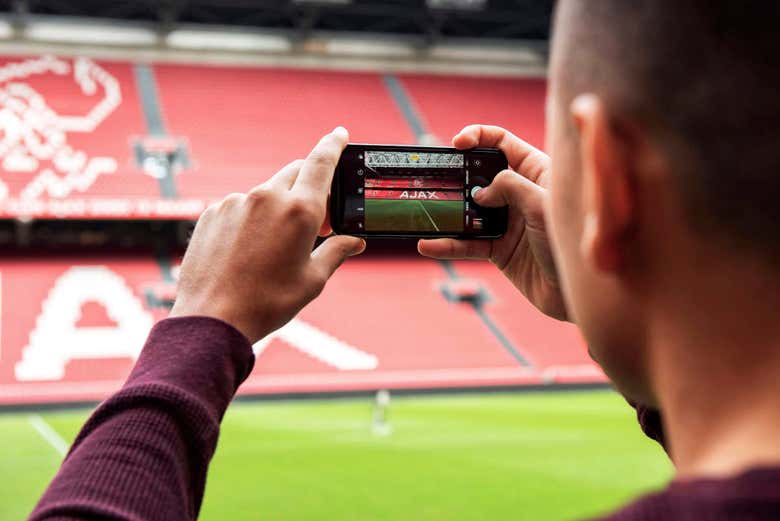 Photographiez les gradins de Johan Cruyjff Arena
