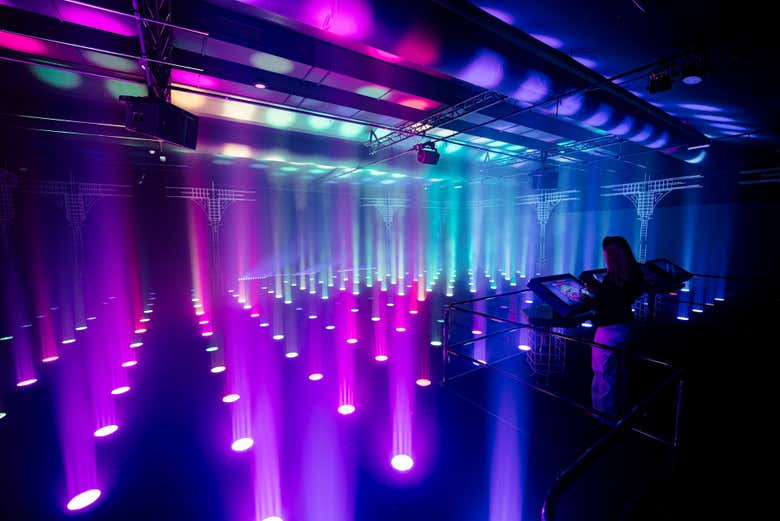 Play with the lights at Amaze Amsterdam