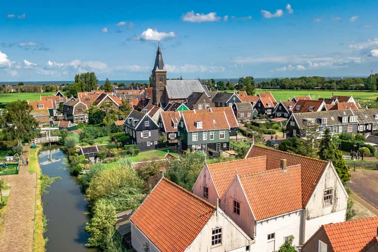 View of the island of Marken