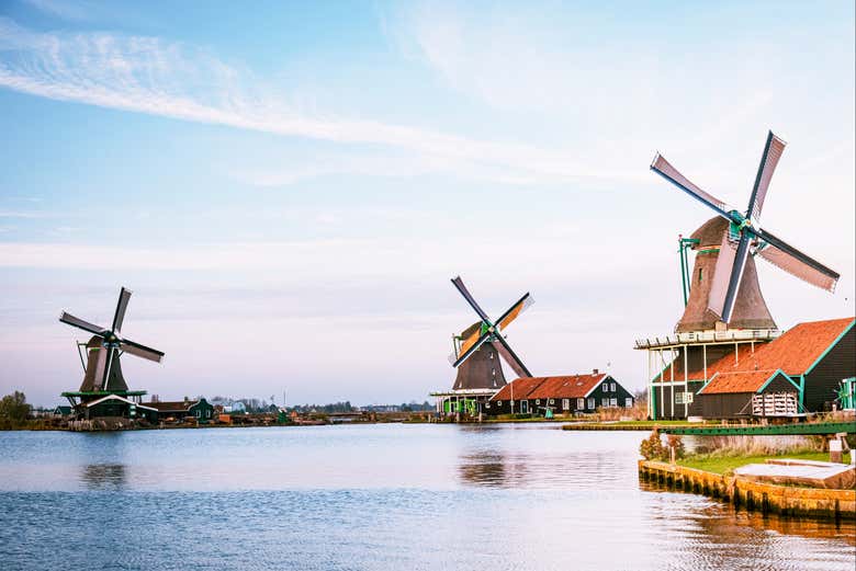 Visitando i mulini di Zaanse Schans