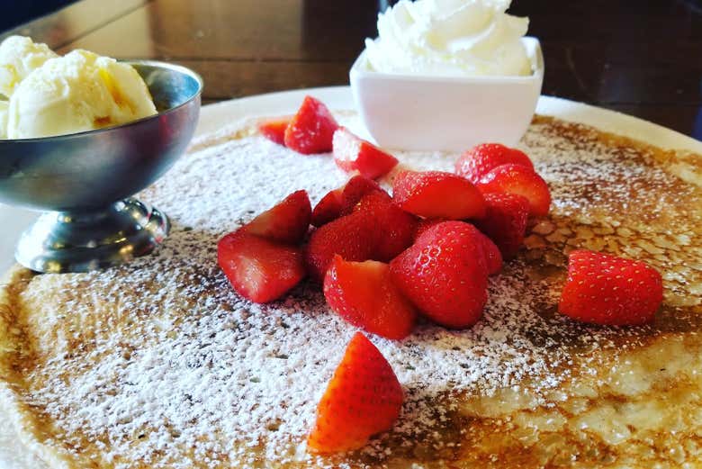 Un delicioso pancake