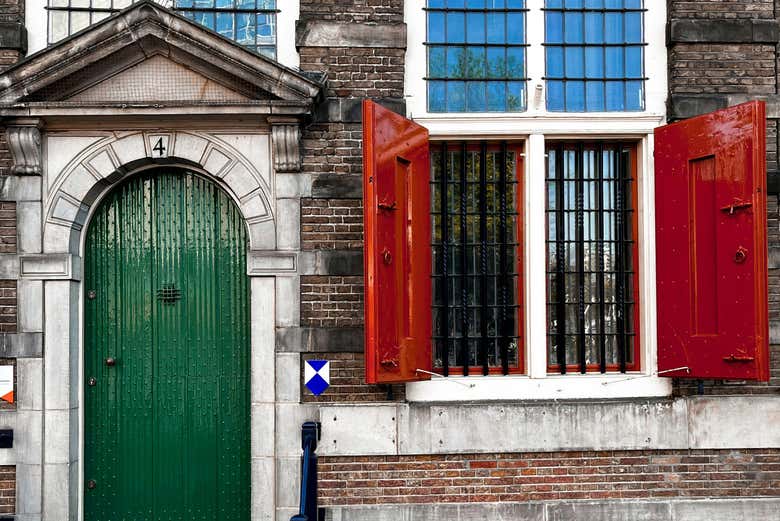La porta d'ingresso della casa di Rembrandt