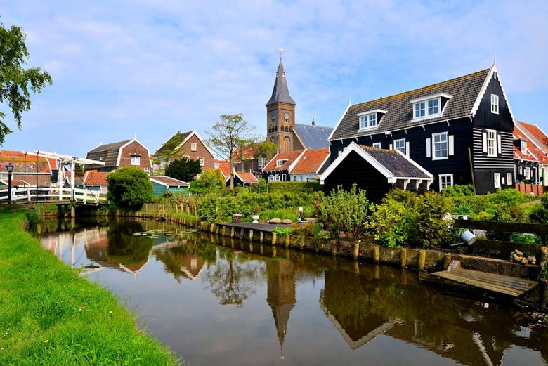 Disfrutando del paisaje holandés