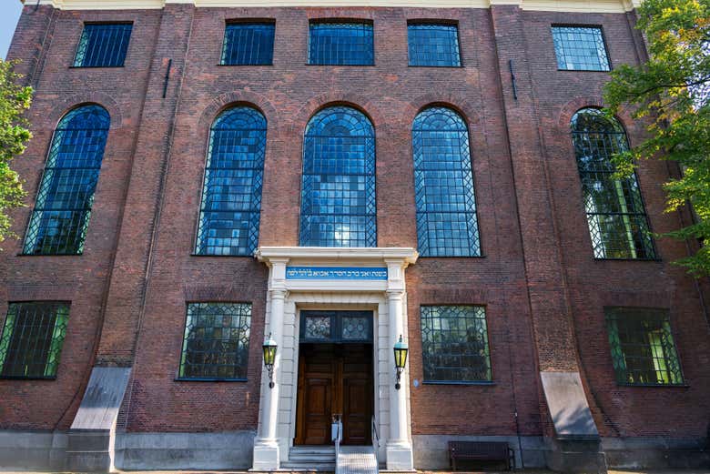 Facciata della Sinagoga Portoghese