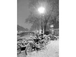 Snow in Amsterdam