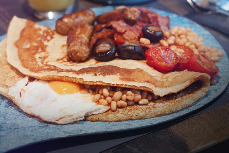 Pancake tradicional de desayuno