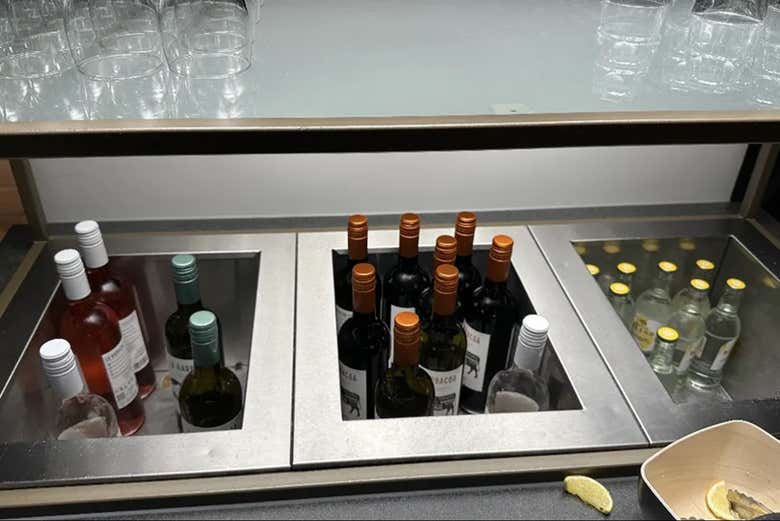 Tendréis varios tipos de vinos a vuestra disposición