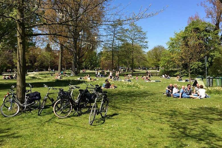 Descansando en Vondelpark