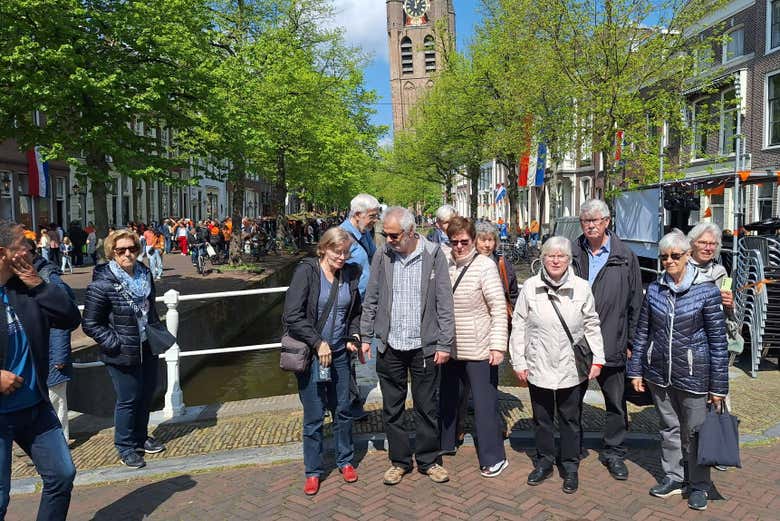 Disfrutando del tour privado por Delft
