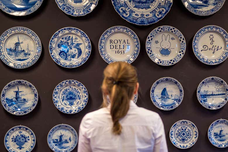 Exposição no Royal Delft