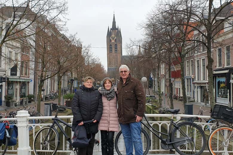 Disfrutando del tour privado por Delft