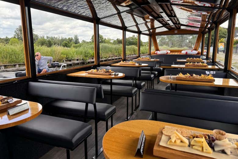 Degustaréis una rica selección de queso