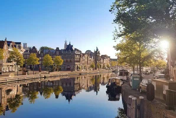 Uno de los canales de Haarlem