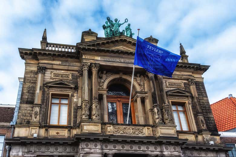 O exterior do museu de Teyler