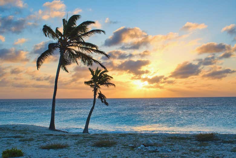 Bonaire cuenta con uno de los atardeceres más bonitos del Caribe