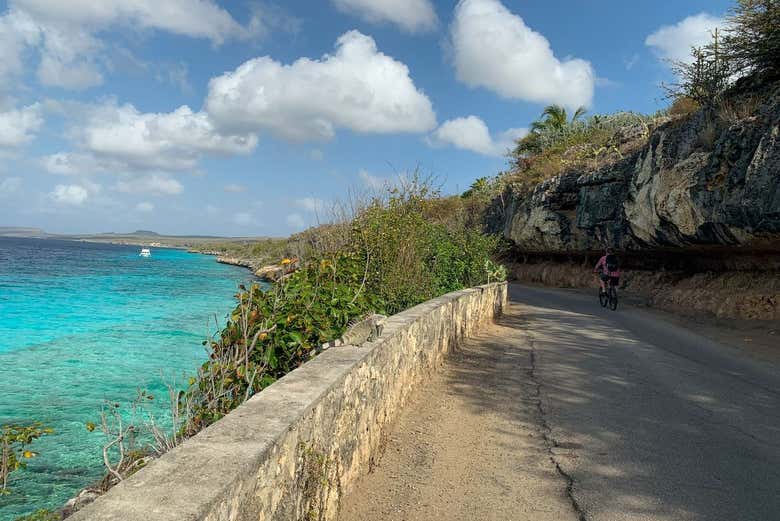 Percorrendo os caminhos de Bonaire durante o tour pelo norte
