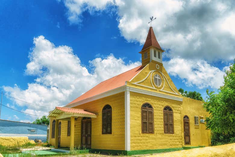 Una chiesa tradizionale di Rincón