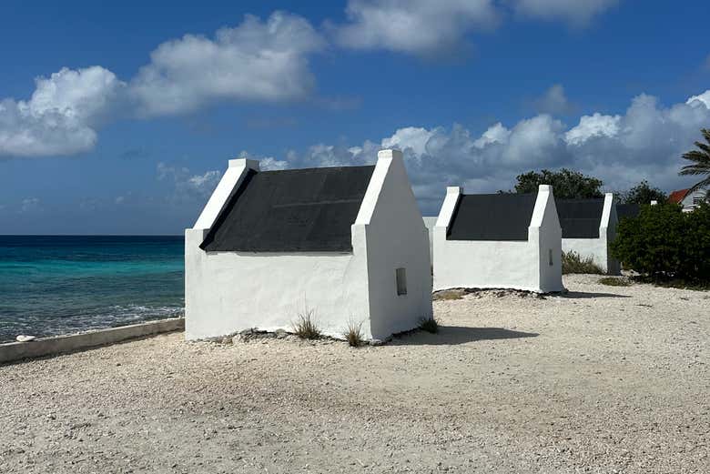 Las antiguas cabañas de los esclavos