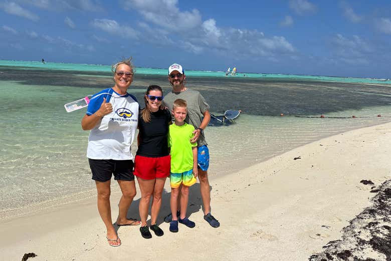 Disfrutando de los paisajes costeros de Bonaire