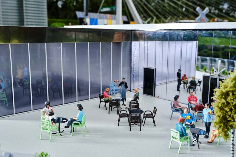 Una terraza en miniatura 