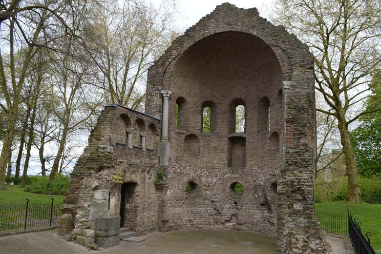 Ruinas en el parque Valkhof