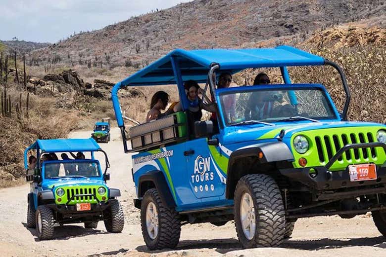 Tour de 4x4 pelo interior de Aruba