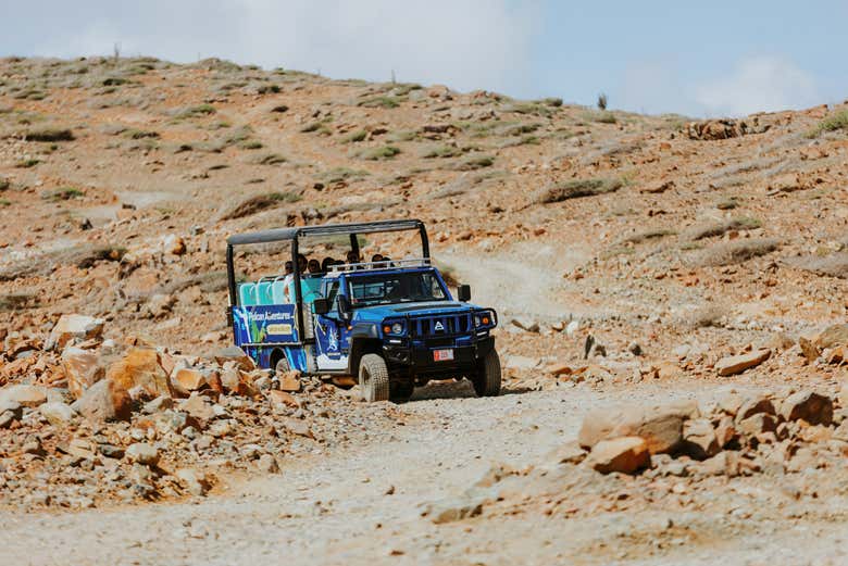 In fuoristrada ad Aruba 