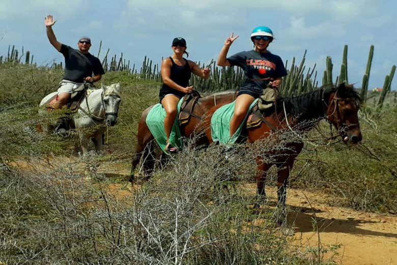 A unique horse riding experience