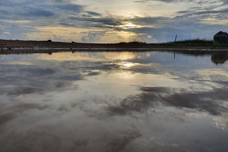 I paesaggi della Spanish Lagoon al tramonto