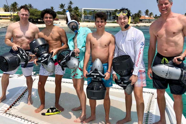 Power snorkeling ad Aruba
