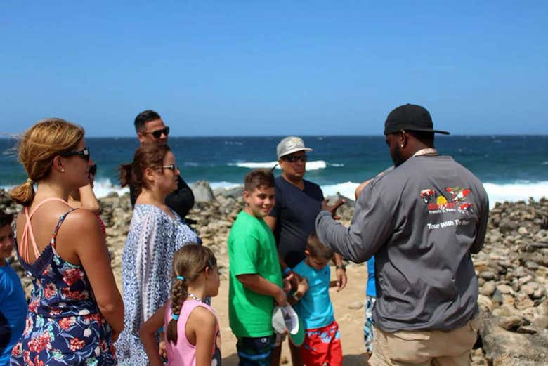 Visite dans le nord d'Aruba