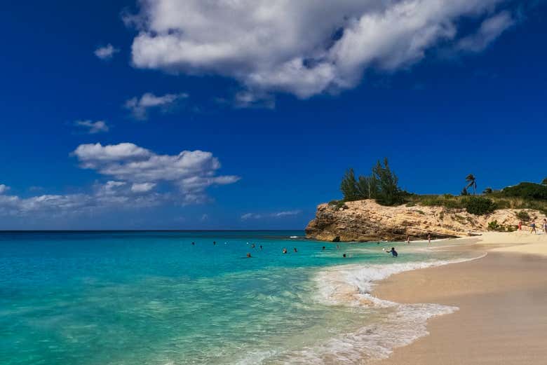 Os enamorarán estas bonitas aguas cristalinas en Grand Case