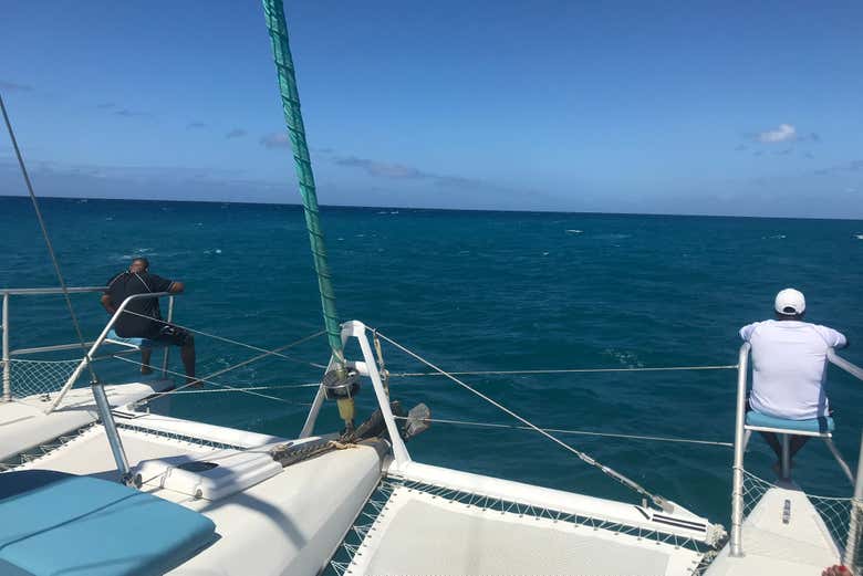 Vistas desde el catamarán