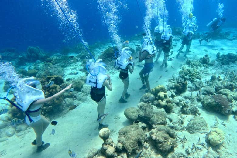 Camminando sott'acqua