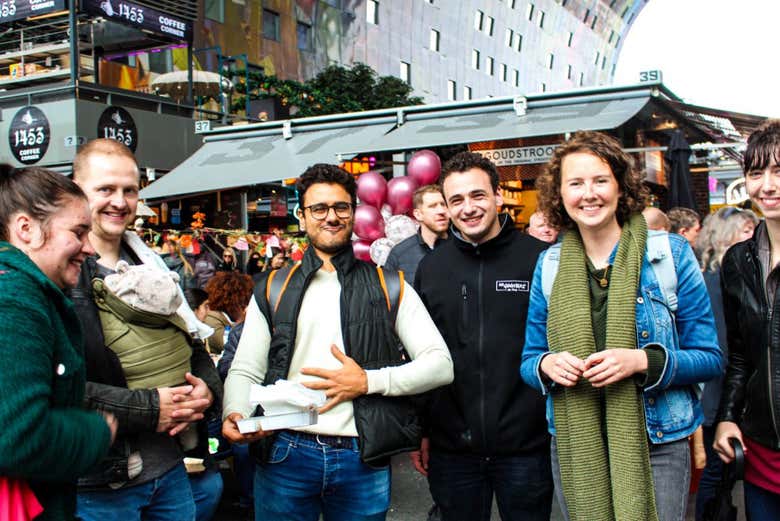 Durante il tour gastronomico di Rotterdam