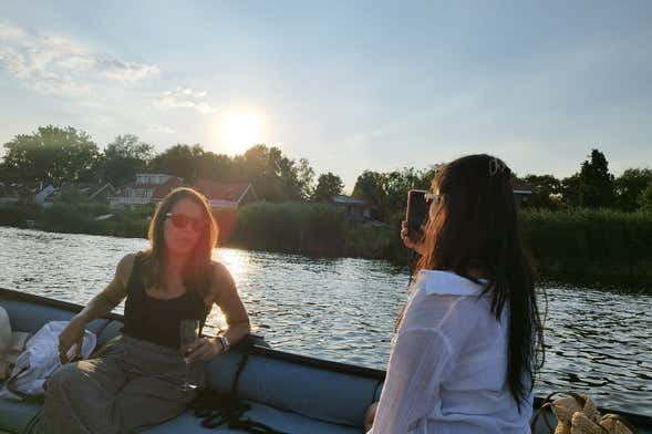 Paseo en barco por el río Rotte y el lago Kralingse Plas