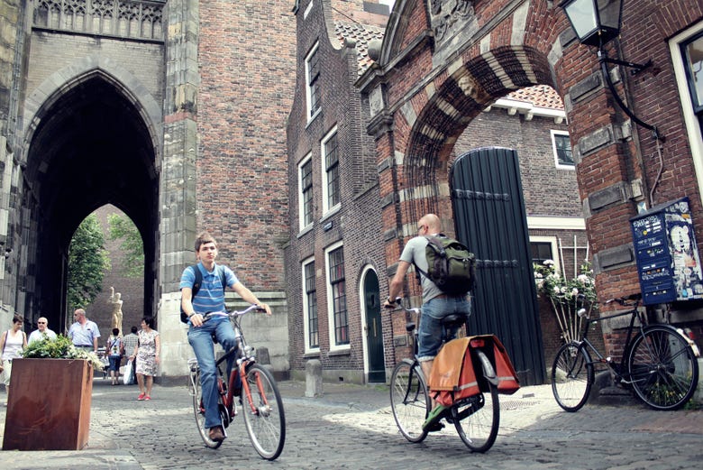 Recorriendo Utrecht en bicicleta